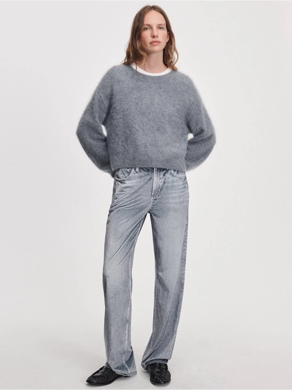 rag & bone Slim Women's Pants in Heather Gray